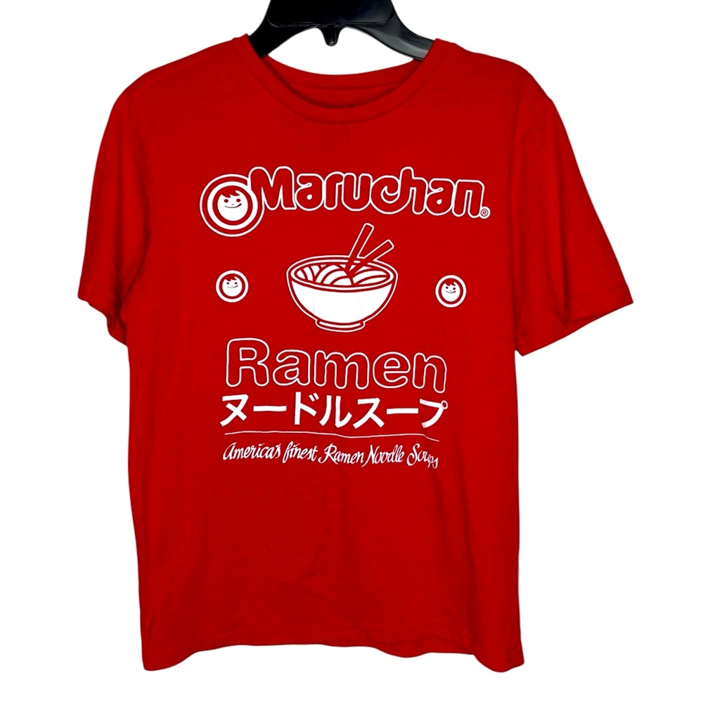 Maruchan Ramen T Shirt‎ Red Graphic Print Casual Tee